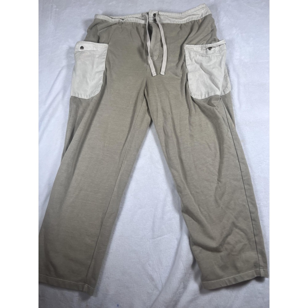 Universal Thread Pants Womens Medium Beige Cargo Sweatpants Joggers Casual